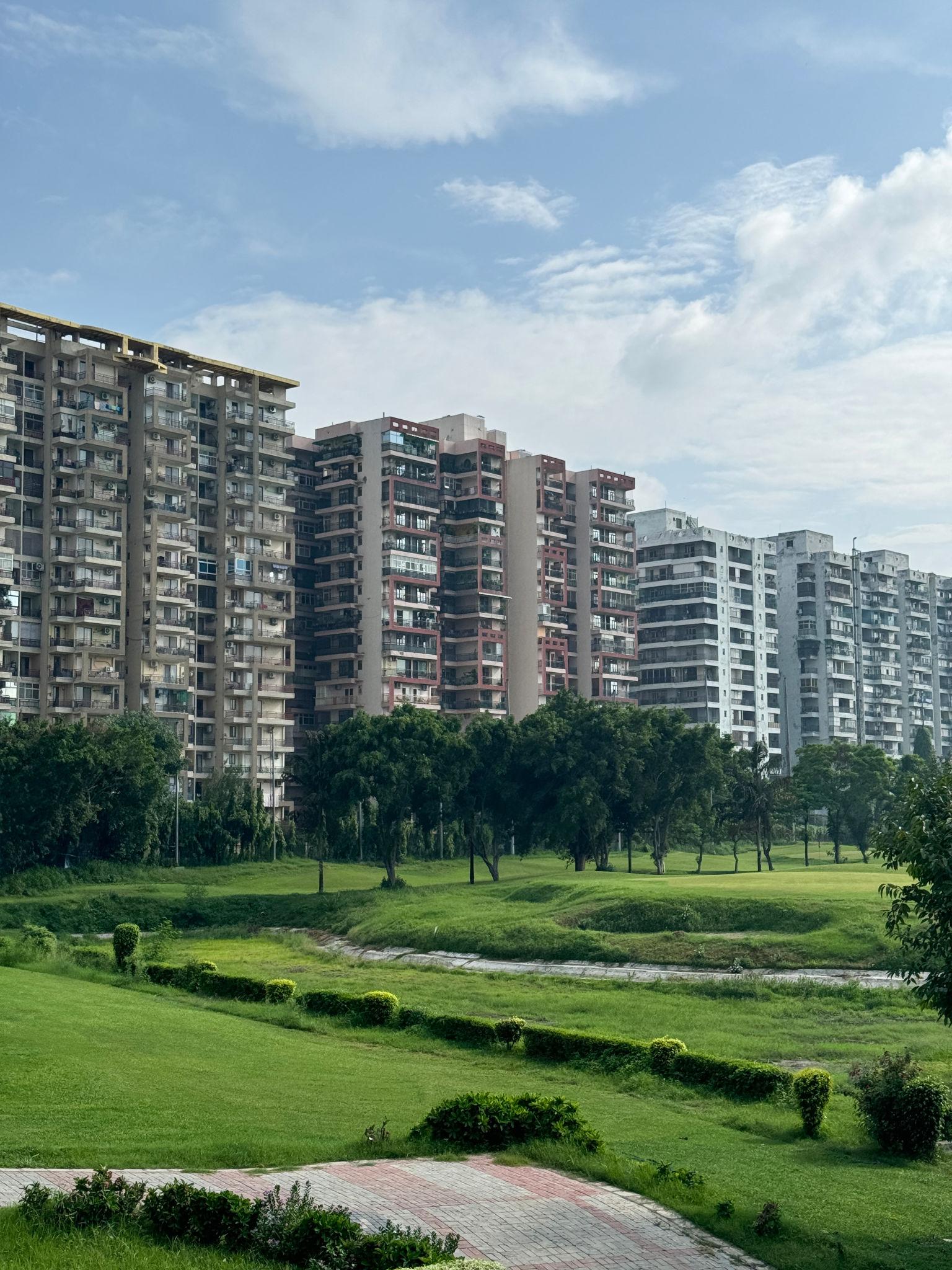 Residential tower flat